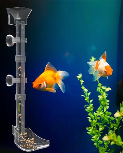 KINGYEENUO Shrimp Feeder Set - Aquarium Fish Feeder Tube Kit with Feeding Ring, Cleaning Brush, Tank Feeding Tube - Image 1