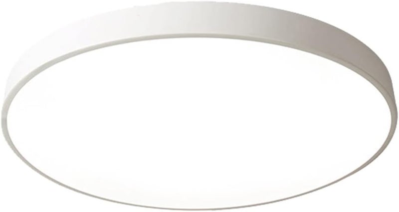 LED Ceiling Light Fixture - Ultra-Thin Circular Panel Lamp for Bedroom, Living Room, Kitchen, Office, Hallway(White,11.8in) - Image 1