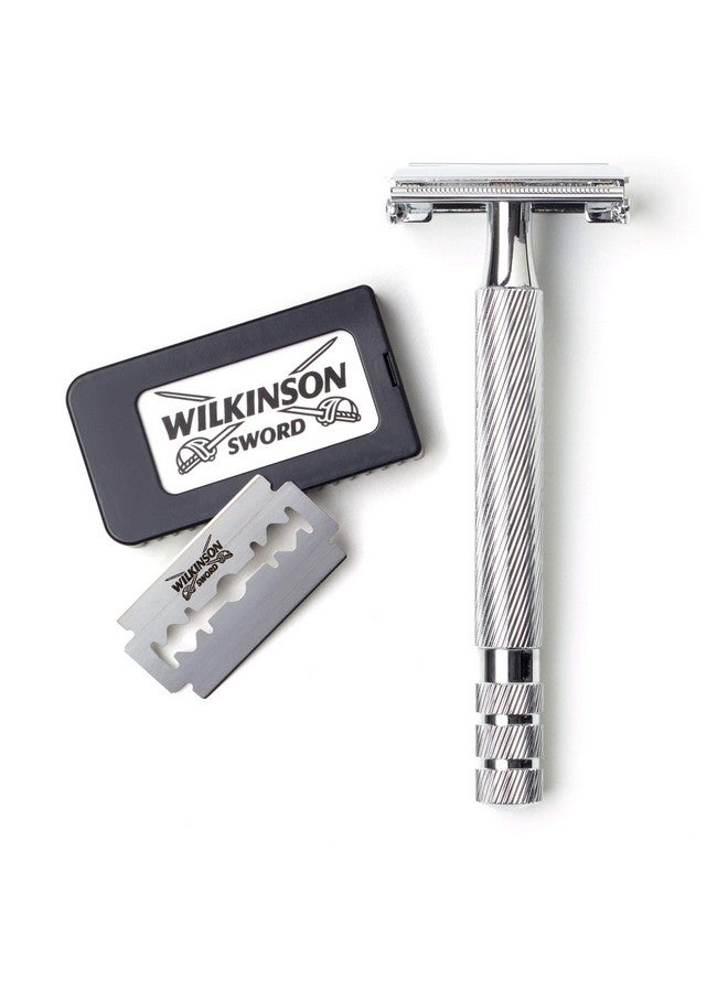 Wilkinson Sword Double Edge Razor for Men With 5 Double Edge Razor Blades Refills - Image 2