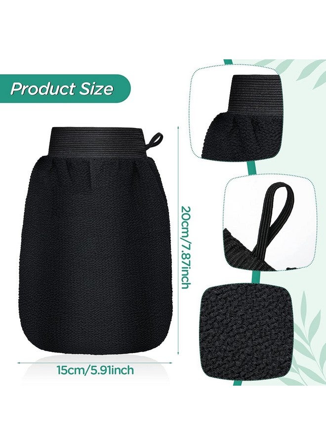 KREZON Body Exfoliating Gloves - Coarse Exfoliator Mitts - Bath Scrubbing Hammam Kese Mittens for Men & Women - Deep Cleaning Exfoliation Scrubber - Image 5