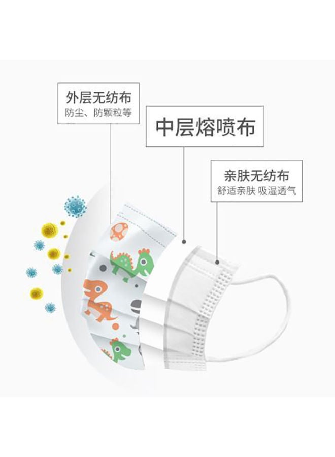 نيبمينينت 20 ماسك وجه ثلاثي الأبعاد للاستعمال لمرة واحدة - Image 2