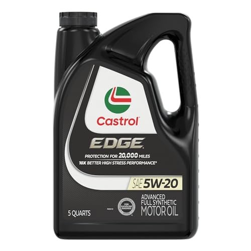 Castrol EDGE 5W20 Advanced Full Synthetic Motor Oil 5 Quarts