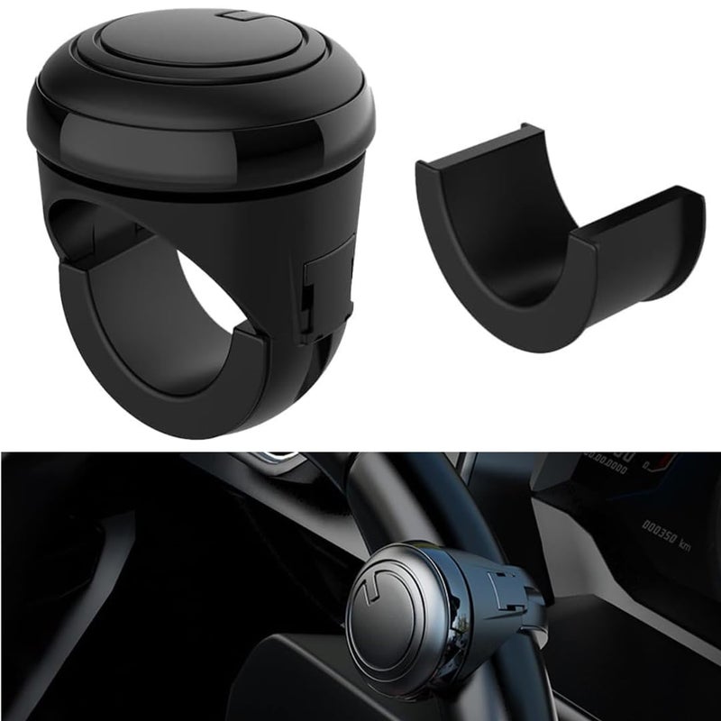 ROYALTECH Universal Car Steering Knob, Wheel Knob, Steering Wheel Spinner Knob, 360° Rotation Booster (3R Original) - Image 1