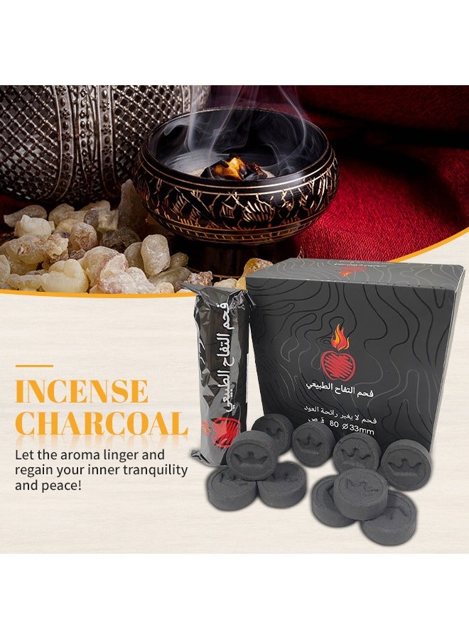 Oud charcoal,Natural Coal for Incense，No Irritating Smell, Suitable for SPA and Daily Relaxation  - Image 2