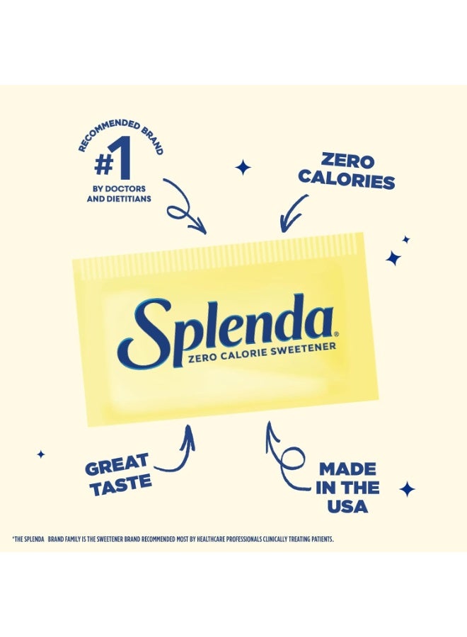 Splenda No Calorie Sweetener Packets 50 Count Zero Sugar Sucralose Sweetener Low Carb Sugar Substitute for Coffee Tea Baking Keto Diet 50g - Image 5