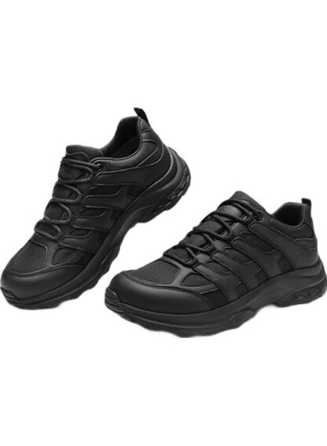 Strongman Outdoor Waterproof Sports Casual Men'S Shoes 3515 Breathable Shock Absorbing Hiking Training Shoes Jda381A Black Size 44 - Image 1