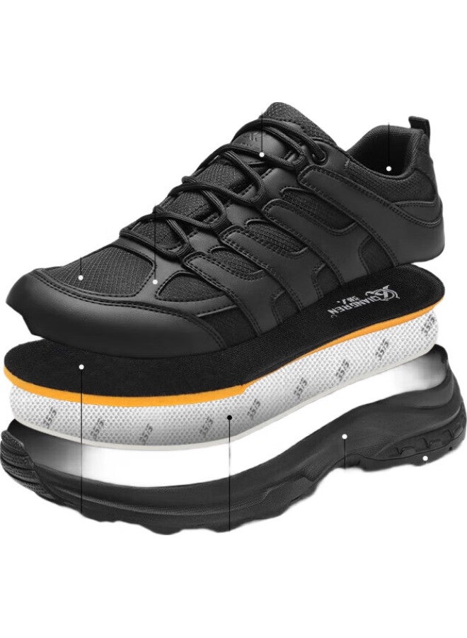 Strongman Outdoor Waterproof Sports Casual Men'S Shoes 3515 Breathable Shock Absorbing Hiking Training Shoes Jda381A Black Size 44 - Image 3