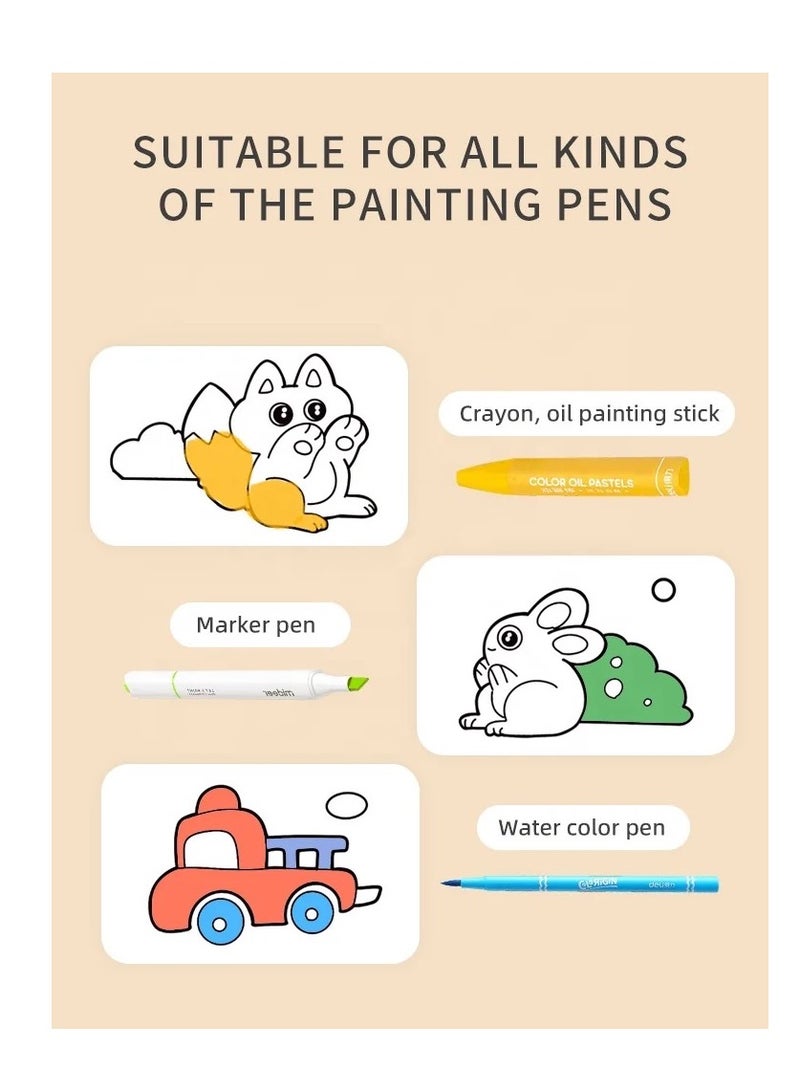 29.7cm*3m cartoon Octonauts DIY drawing paper color filling scroll kids DIY wallpaper scroll rolling draw ng graffiti colorful doodling papers for children creative painting  - Image 2