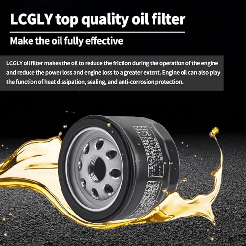 LCGLY 1 PC Oil Filter 49065-7007 49065-0721 492932 492932S Compatible with Kawasaki FR541V FR600V FR651V FR691V FR730VFS600V FS651V FS691V FS730V FX481V FX600V FX651V FX691V FX730V Lawn Mower - Image 3