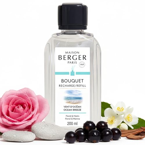 Maison Berger Ocean Breeze Fragrance Refill – 200mL Scented Oil for Reed and Ceramic Diffusers Long-Lasting Marine Freshness, Made in France, Safe and Colorant-Free - Image 5