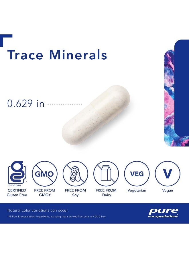 Pure Encapsulations Trace Minerals | Essential Trace Mineral Blend to Support Metabolism and Cellular Function - Image 3