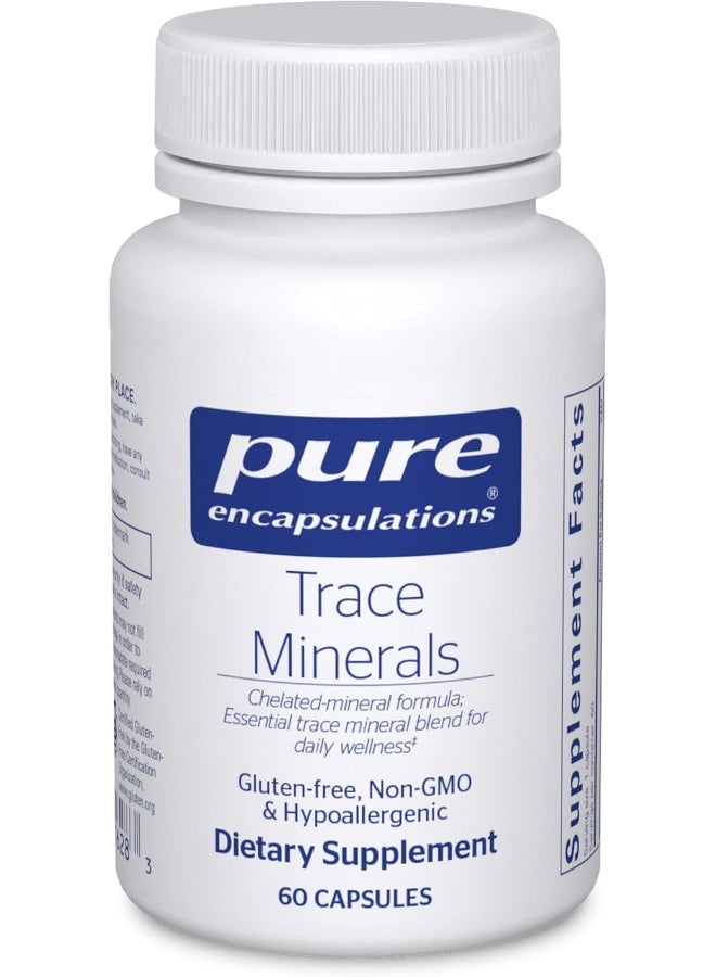Pure Encapsulations Trace Minerals | Essential Trace Mineral Blend to Support Metabolism and Cellular Function - Image 1