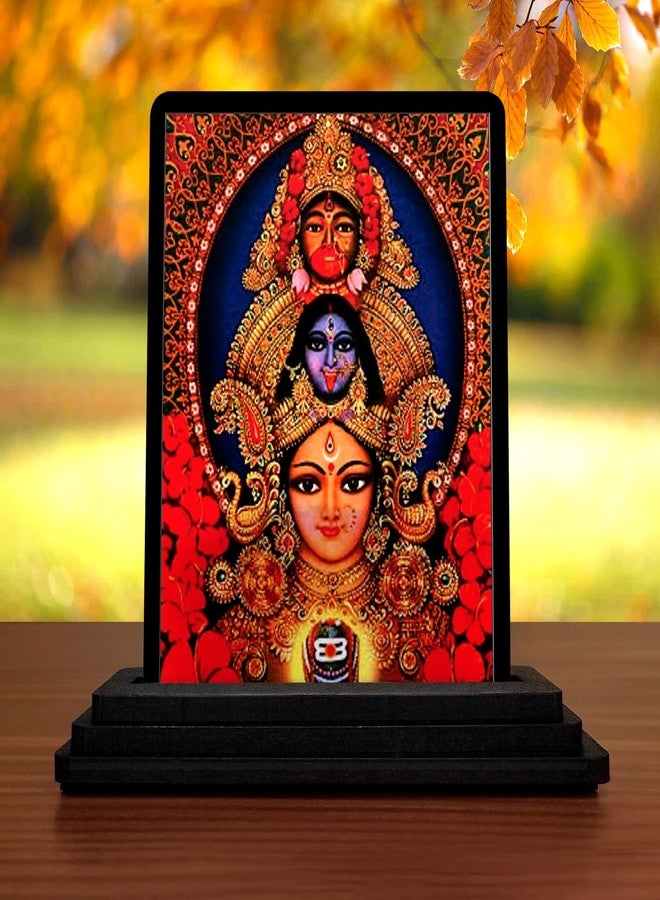 tinywalk Kali Maa Car Dashboard Idols Figurine Showpiece for Car and Home Wall Art - Image 1