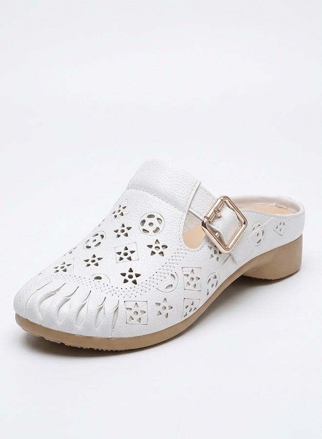 Easy Slip-On Soft Sole Sandals - Non-Slip & Breathable Half-Open Design - Image 1