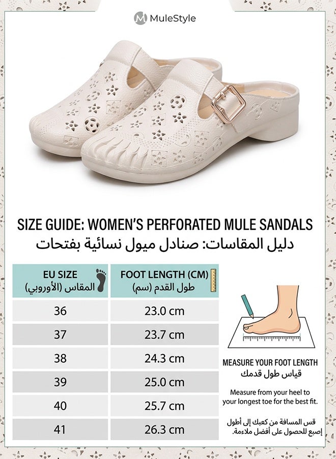 Easy Slip-On Soft Sole Sandals - Non-Slip & Breathable Half-Open Design - Image 3