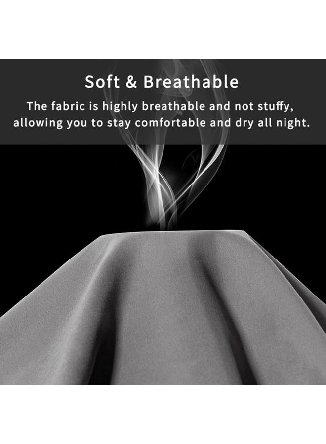 NookZuzu 2 Pack Microfiber King Zipper Pillowcases, Soft Comfortable Not Shrink Dark Gray Pillow Case, Breathable Pillow Cases Set of 2 (20x36 Inches) - Image 4