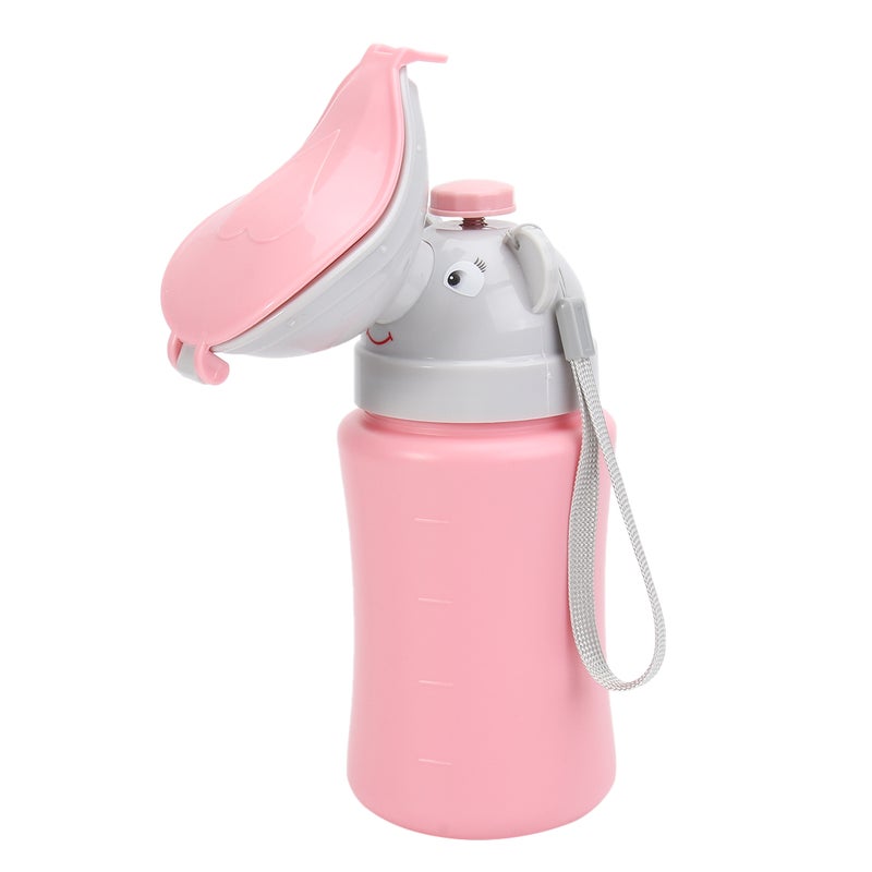 🧸 مرحاض محمول للاستخدام أثناء السفر باللون الوردي - Image 1