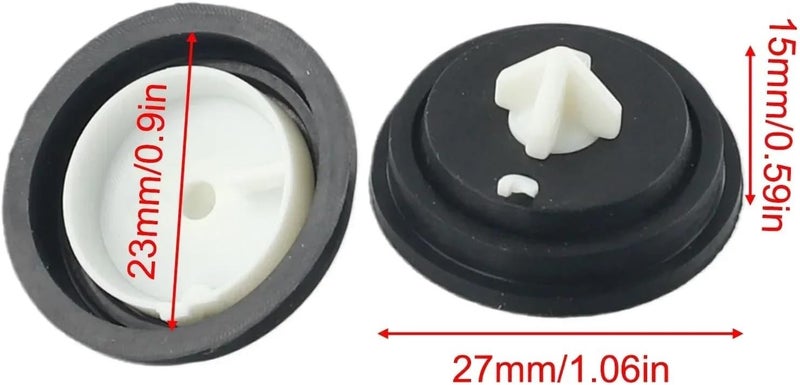 Toilet Fill Valve Seal Toilet Tanks Inlet Valves Seal Diaphragm For Leakproof Performances For Diy Leak Prevention Tank Repair(20 pack) - Image 3