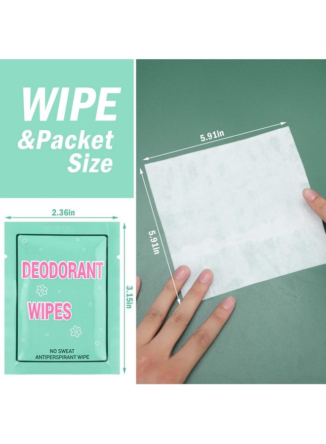 Loopeer 300 Pcs Deodorant Wipes Individually Wrapped Disposable Antiperspirant Wipes No Alcohol Body Wipes Mini Purse Essentials Fresh Scented Towelettes Made With Clear Formula For Men And Women  - Image 3