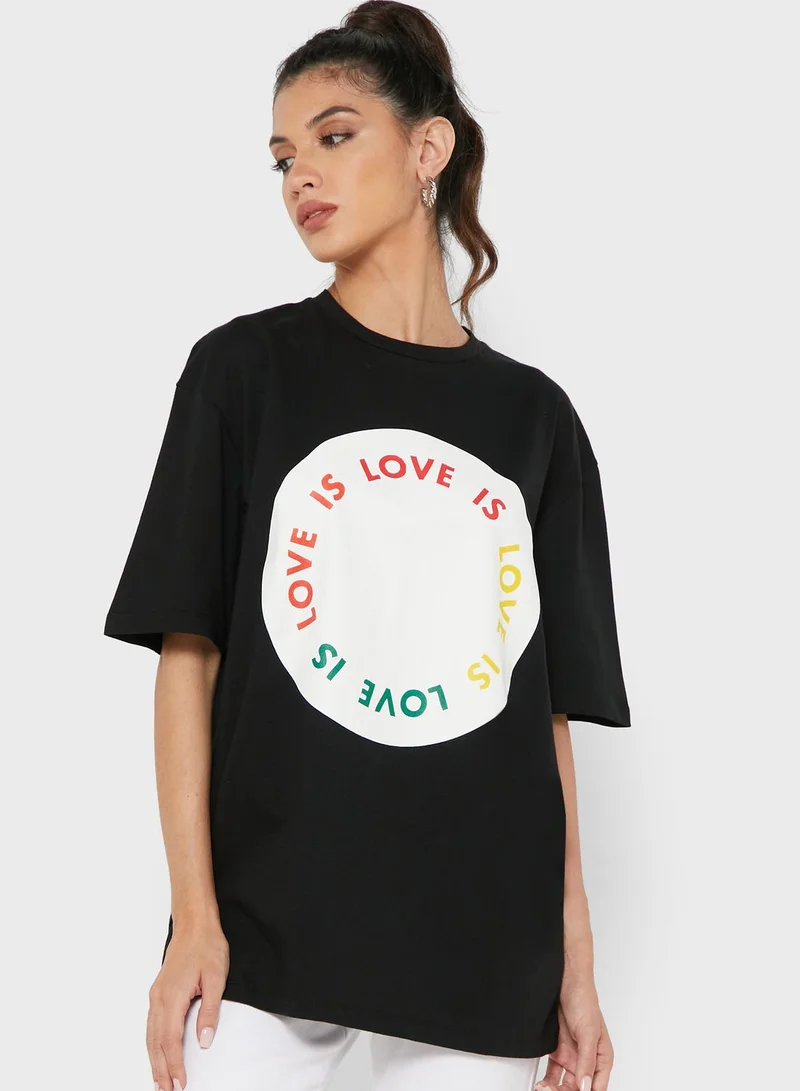 Ginger Oversized Graphic T-Shirt
