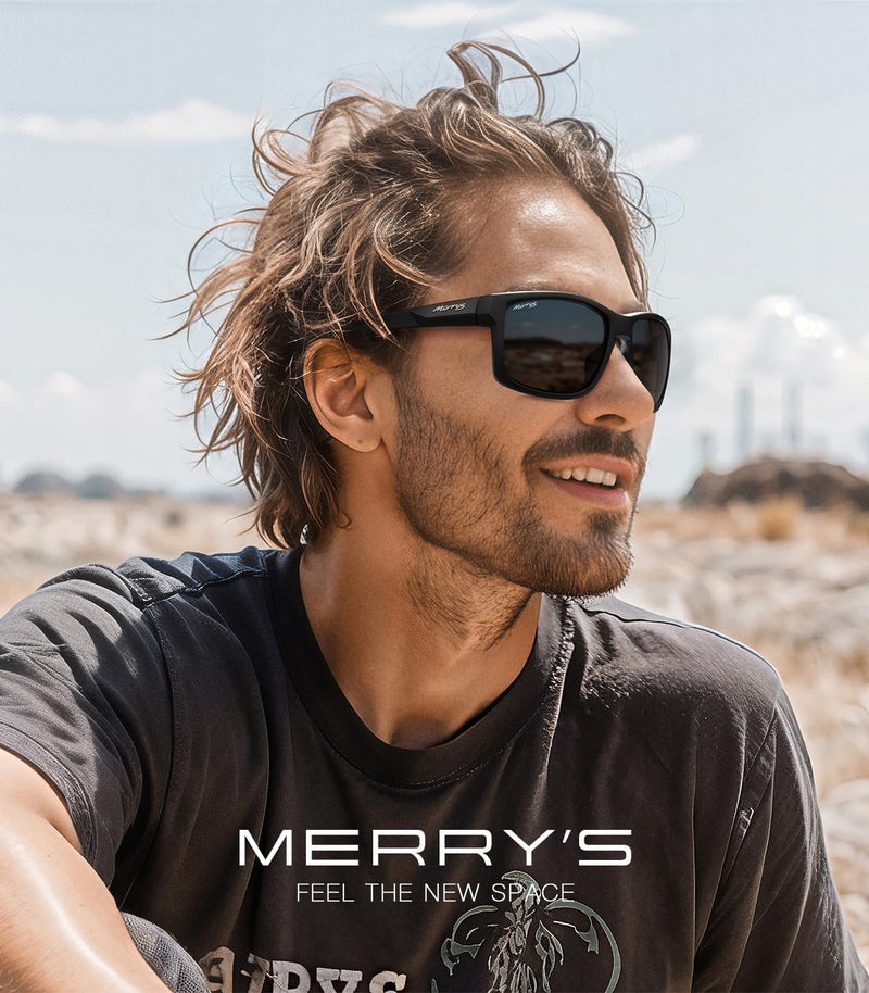 MERRY'S Sports Polarized Sunglasses For Men Women Cycling Running Driving Golf Fishing UV400 Protection S9266 - Image 2