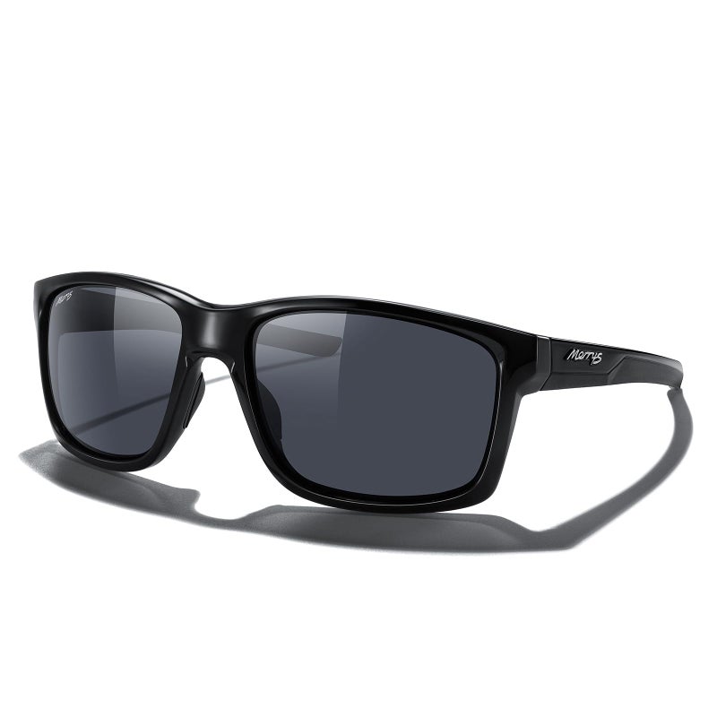 MERRY'S Sports Polarized Sunglasses For Men Women Cycling Running Driving Golf Fishing UV400 Protection S9266 - Image 1