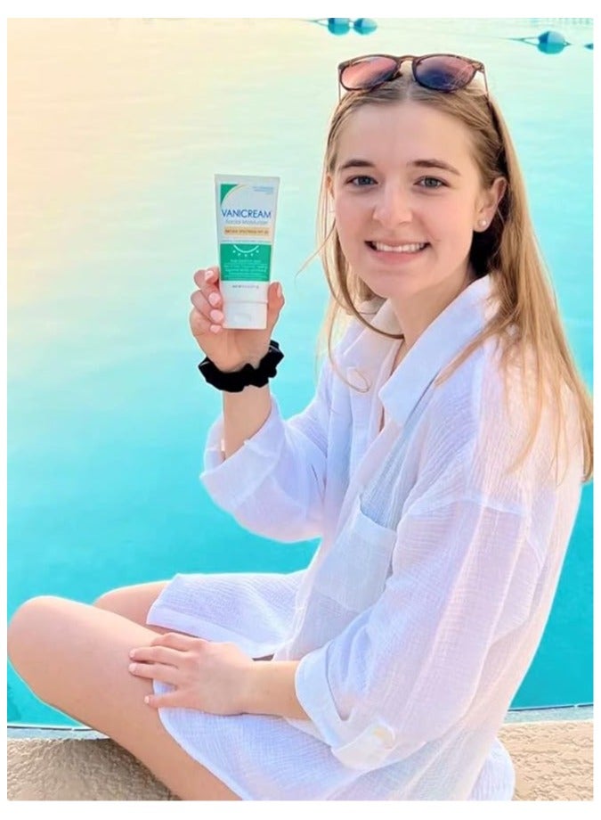 فانيكريم™ مرطب للوجه واسع الطيف بمعامل حماية من الشمس SPF 30، 2.5 أونصة (71 جم)، تم تركيبه بدون أي مهيجات شائعة للبشرة الحساسة - Image 5