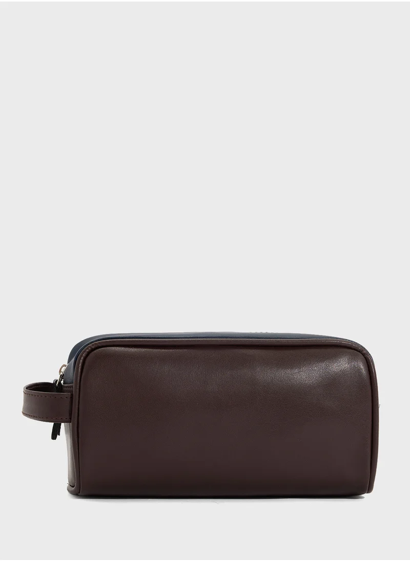 Seventy Five Dual Compartment Travel Kit Wash Bag
