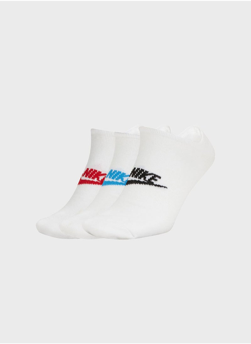 Nike - 3 Pack NSW Essential No Show Socks - Image 1