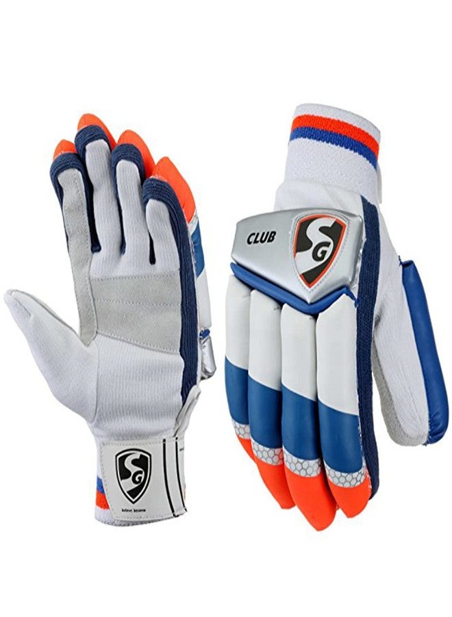 SG Cotton Club Right Hand Cricket Batting Gloves, Men's (Color May Vary) - Image 1