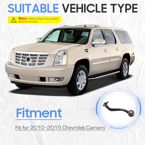 ILONPA ذراع التحكم الأمامي السفلي الأمامي والخلفي + روابط قضيب التوازن + قضبان الربط الخارجية لمجموعة تعليق لسيارة شيفروليه كامارو V8 6.2L V6 3.6L من 2010-2015 (10 قطع) - Image 2