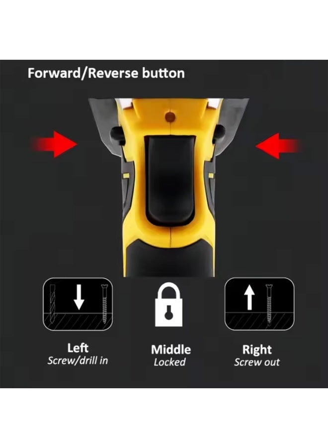 روكسون دريل و مفك براغي لاسلكي روكسون 12 فولت – خفيف الوزن، مدمج وقوي مع بطاريتين 1.5Ah، 1350 دورة/دقيقة، 18+1 إعداد عزم دوران، مفتاح عكسي، ظرف 10 مم بدون مفتاح، إضاءة LED للعمل – أداة احترافية متعددة الاستخدامات للحفر والربط في الخشب والمعادن والبلاستيك - Image 5