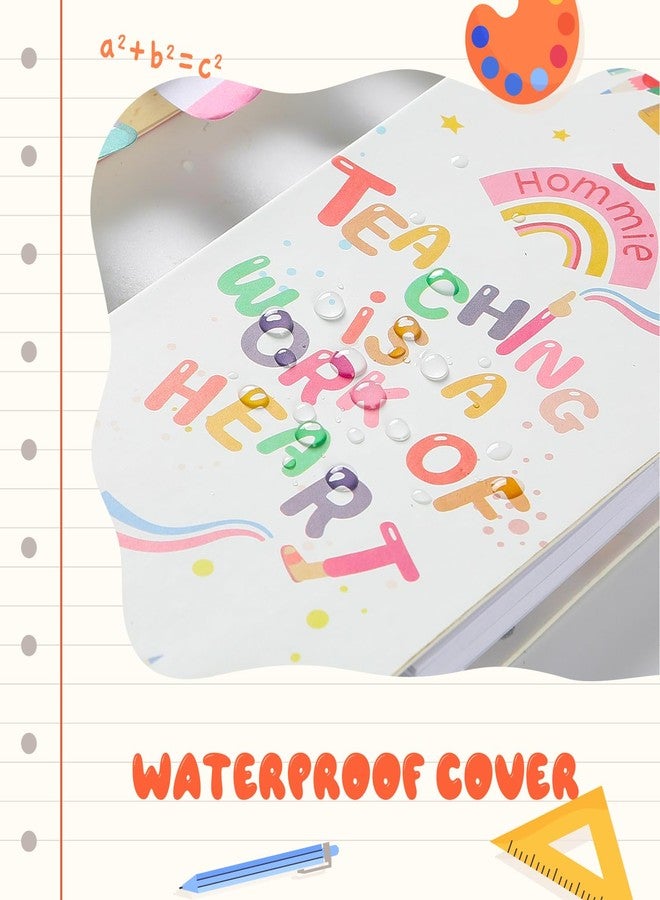 Hommie Sticky Notes Set, Teaching is A Work of Heart Divider Sticky Planner Sticky Note Teacher Appreciation Gift for School Supplies, Bible Supplies, Office Book Notes - Image 5