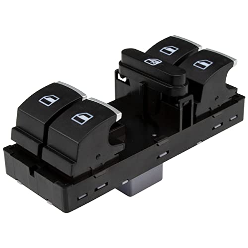 NFSpeeding Master Power Window Switch Driver Side 5ND959857 Front Left Electric Switch Control Button Panel Compatible with CC Golf Jetta Passat Tiguan Rabbit 2005-2014 - Image 3