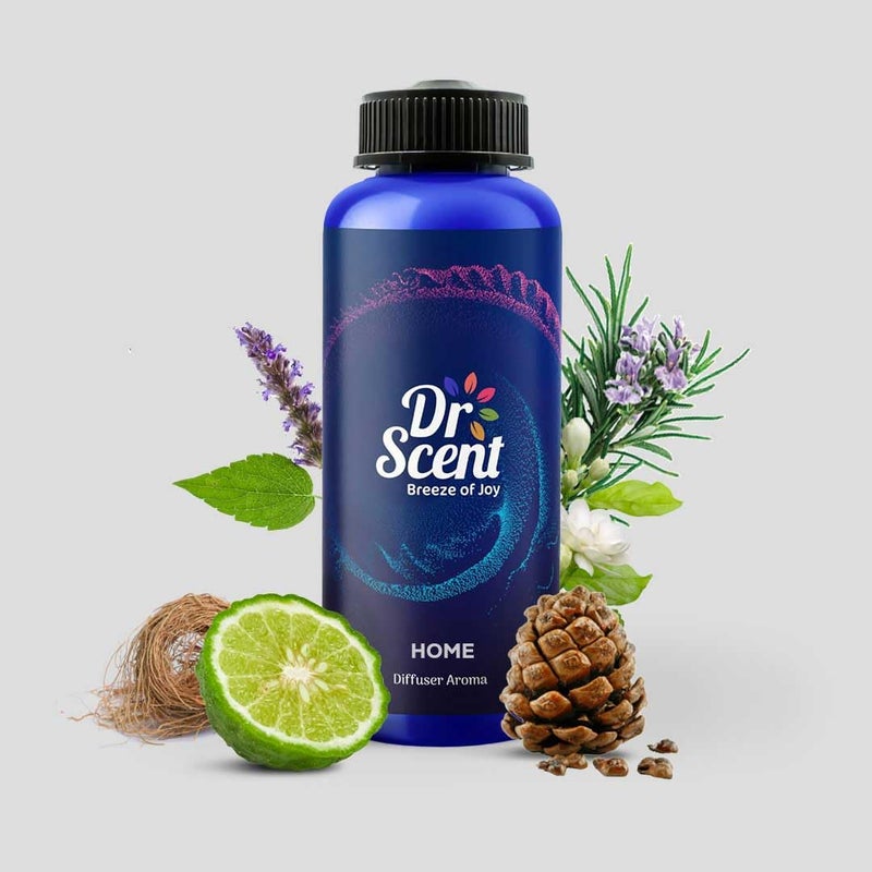 Dr Scent جهاز توزيع العطر من دكتور سينت (1000 مل) - إكليل الجبل، البرغموت، فلفل الليمون، ياسمين، زنبق الوادي، إليم، باتشولي، خشب الأرز، فيتيفر ومسك | للمكاتب، المنازل، المتاجر، الفنادق واللوبيات - Image 1