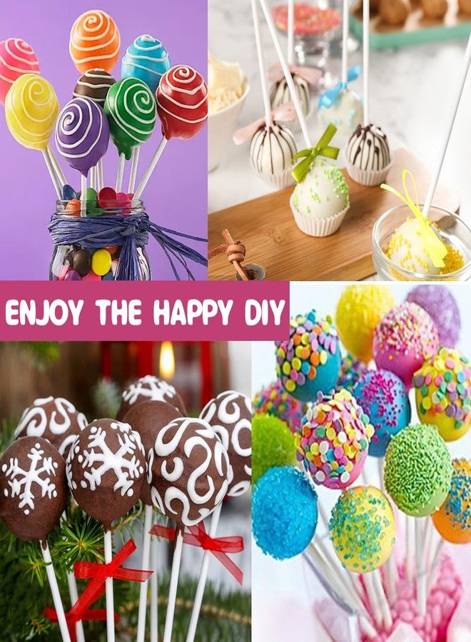 IPEWOEF 2 Pairs Round Balloon Lollipop Molds Silicone Cake Pop Mold Mini Cake Pop Molds Silicone Lollipop Mold Polymer Clay Molds 3d Fondant Molds Clay Mould Chocolate Candy Fondant Mold Diy Cake Decorations - Image 4
