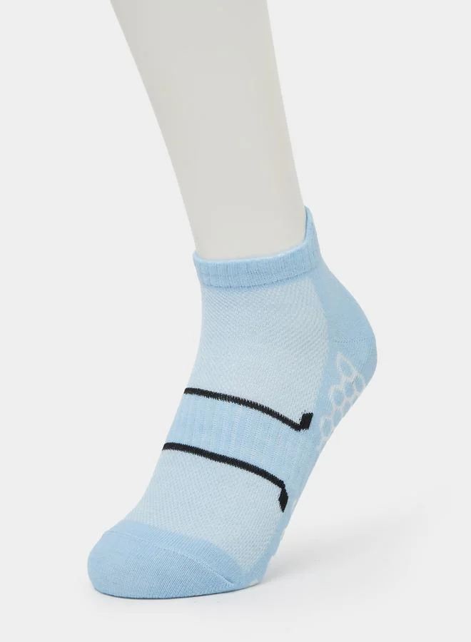 ستايلي Pack of 3 - Contrast Detail Ribbed Cuff Ankle Socks