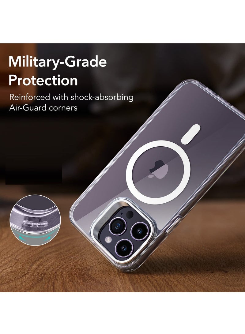 SYOSI Magnetic Phone Case for iPhone 14 Pro Max, Built-in Camera Ring Stand, Shing for Women Girls Phone Case - Image 4