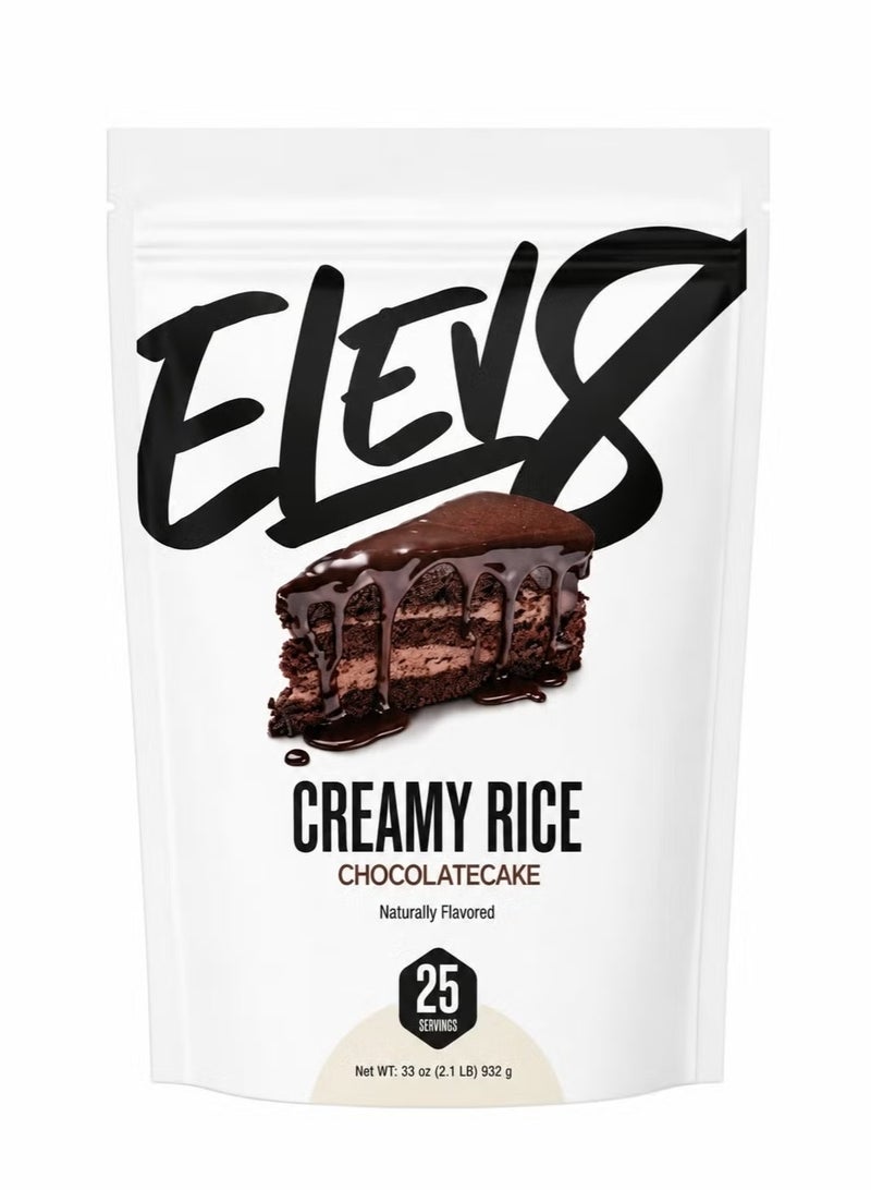 Elev8 Creamy Rice Chocolate Cake Naturally Flavored High Carb Clean Energy Cream of Rice 25 Servings - Image 1