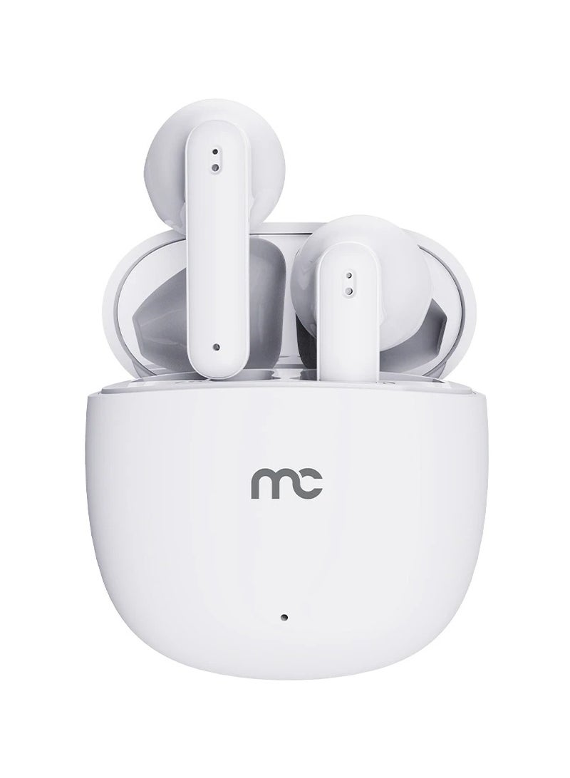 True Wireless Earbuds TWS-C100, 15 Hours Playtime, Touch Controls, Bluetooth 5.0, Multi-Cast Technology