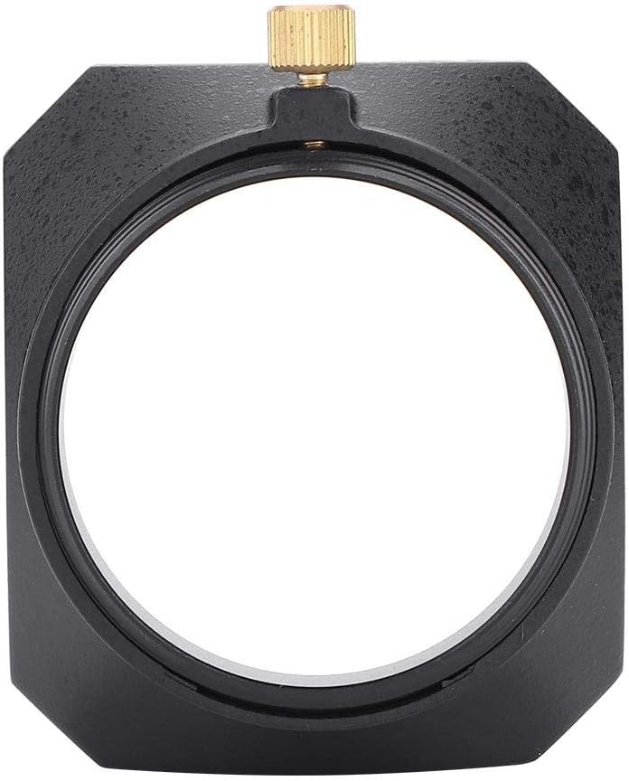 klarako Camera Lens Filter 49mm Universal Square Lens Hood Shade DV Lens Hood with Screw Mount for DV Camcorder Digital Video Camera Lens Filter or Barrel Thread - Image 5