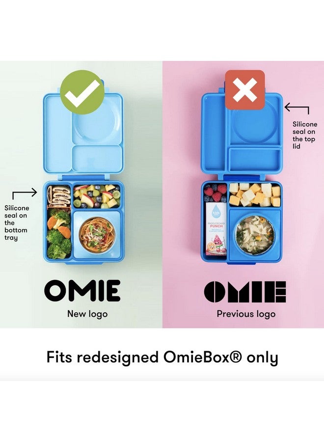 OmieBox (2 pack) Leakproof Dips Containers To Go, Salad Dressing Container, Condiment Container with Lids - Food Safe Silicone - 4 ounces (Blue/Lime) - Image 5