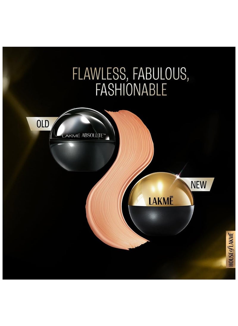 LAKME Xtraordin-airy Mattereal Mousse Foundation, 03 Golden Sand 25g  - Image 2
