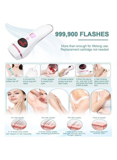 SYOSI Laser Hair Removal IPL Hair Removal for Women and Men, Upgraded to 999,999 Flashes Laser Hair Removal, Permanent Painless Hair Removal Device, for Face Armpits Legs Arms Bikini Line Whole Body  - Image 2