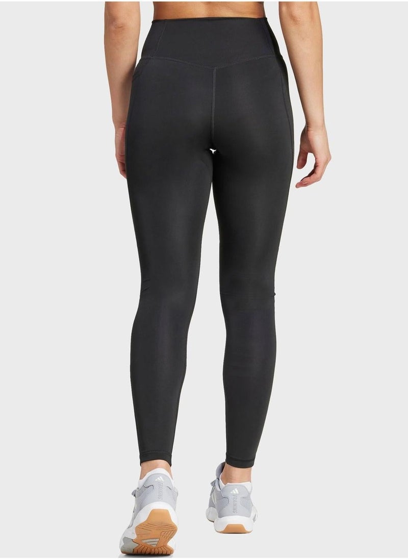 اديداس بنطال ضيّق Optime Essentials Stash Pocket Full-Length - Image 2