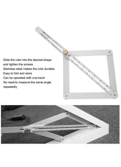Generic Construction Protractors, Angle Protractor Angle Finder Ruler, Stainless Steel Protractor 0-170° Degrees, Universal Goniometer Angle Finder Tool for Carpenter, Diagonal Ceiling Profiler  - Image 3