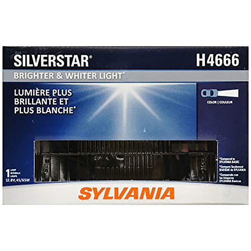 SYLVANIA - H4666 SilverStar Sealed Beam Headlight - High Performance Halogen Headlight Replacement (100x165), Brighter & Whiter Light for Added Clarity Downroad and Sideroad, (Contains 1 Bulb) - Image 1