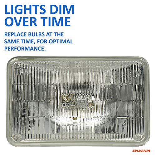 SYLVANIA - H4666 SilverStar Sealed Beam Headlight - High Performance Halogen Headlight Replacement (100x165), Brighter & Whiter Light for Added Clarity Downroad and Sideroad, (Contains 1 Bulb) - Image 2