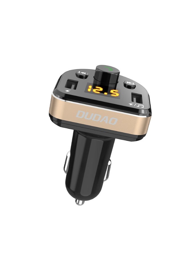 DUDAO R2PRO-B 3.1A BT MP3 CAR CHARGER- BLK - Image 4