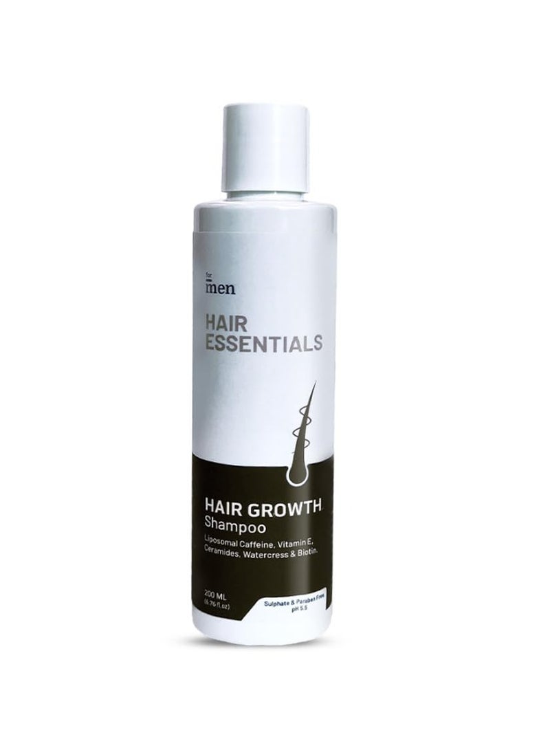 ForMen Anti Hair Fall Shampoo for Man Enriched with Caffiene Aloe Vera Argon Oil Vitamin E 200 ml - Image 1